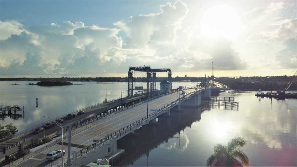 southern boulevard bridge during sunrise